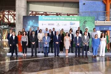 La alcaldesa de Telde participa en el Encuentro de Líderes Urbanos que se celebra en Málaga/TA.
